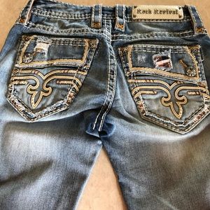 Rock Revival Cameo Boot Cut Jeans Size 25 Long